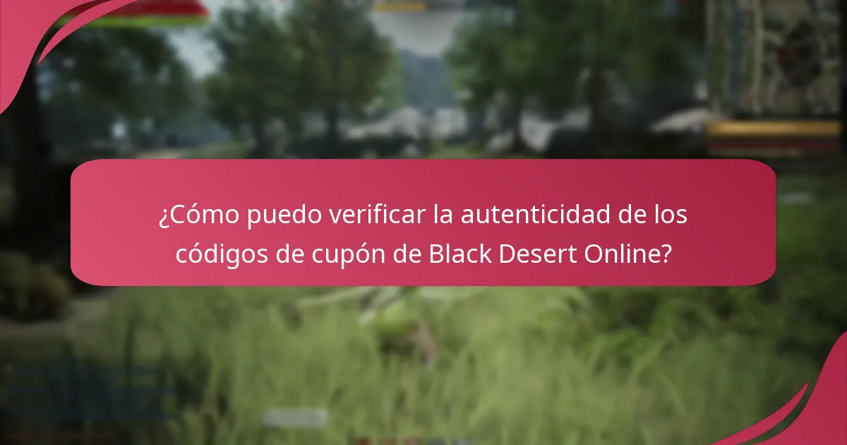 ¿Qué tan fiables son las fuentes de códigos de cupón de Black Desert Online?