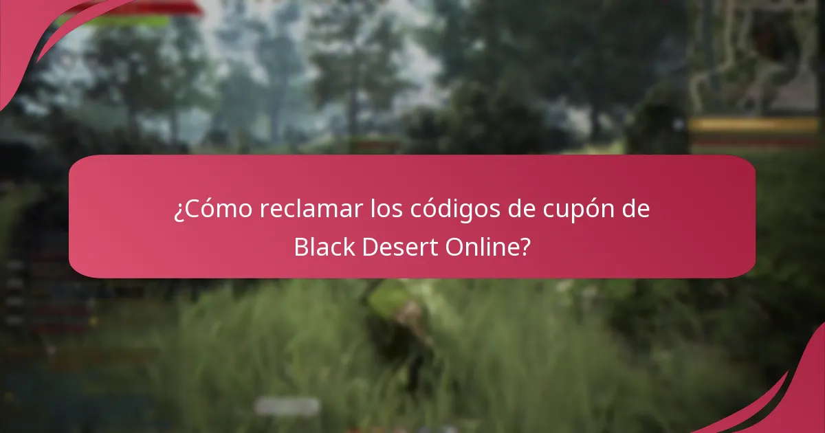 ¿Cuáles son los límites de uso de los códigos de cupón de Black Desert Online?