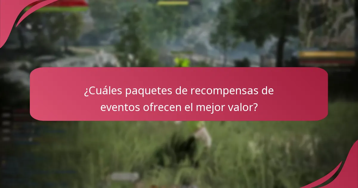 ¿Cuáles son los pasos para reclamar paquetes de eventos de manera efectiva?
