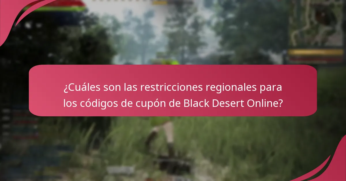 ¿Qué códigos de cupón ofrecen el mejor valor para Black Desert Online?